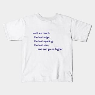 Enfys Nest - Navy Blue Text Kids T-Shirt